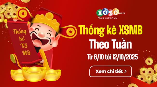 XSMB tuần qua có gì? Tuần từ 6/10/2025 đến 12/10/2025